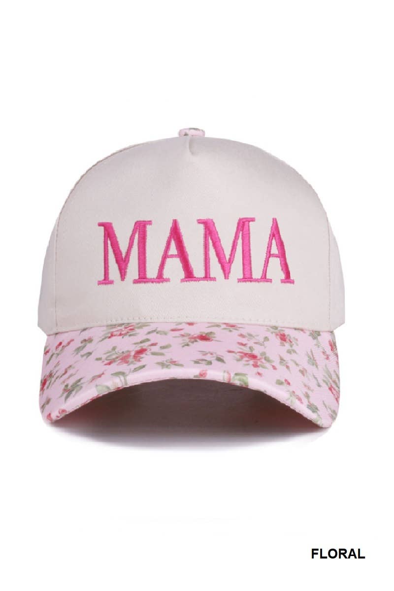 MAMA - Two Tone Canvas Baseball Cap