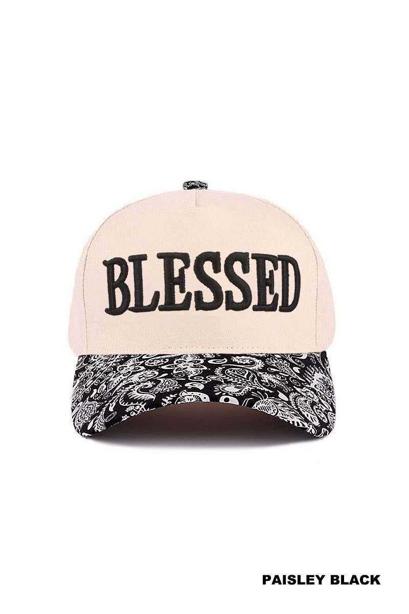 Blessed Two Tone Cotton Cap