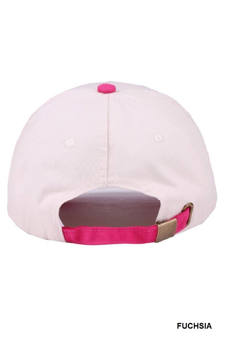 Literally Just A Girl - Two Tone Canvas Cotton Cap
