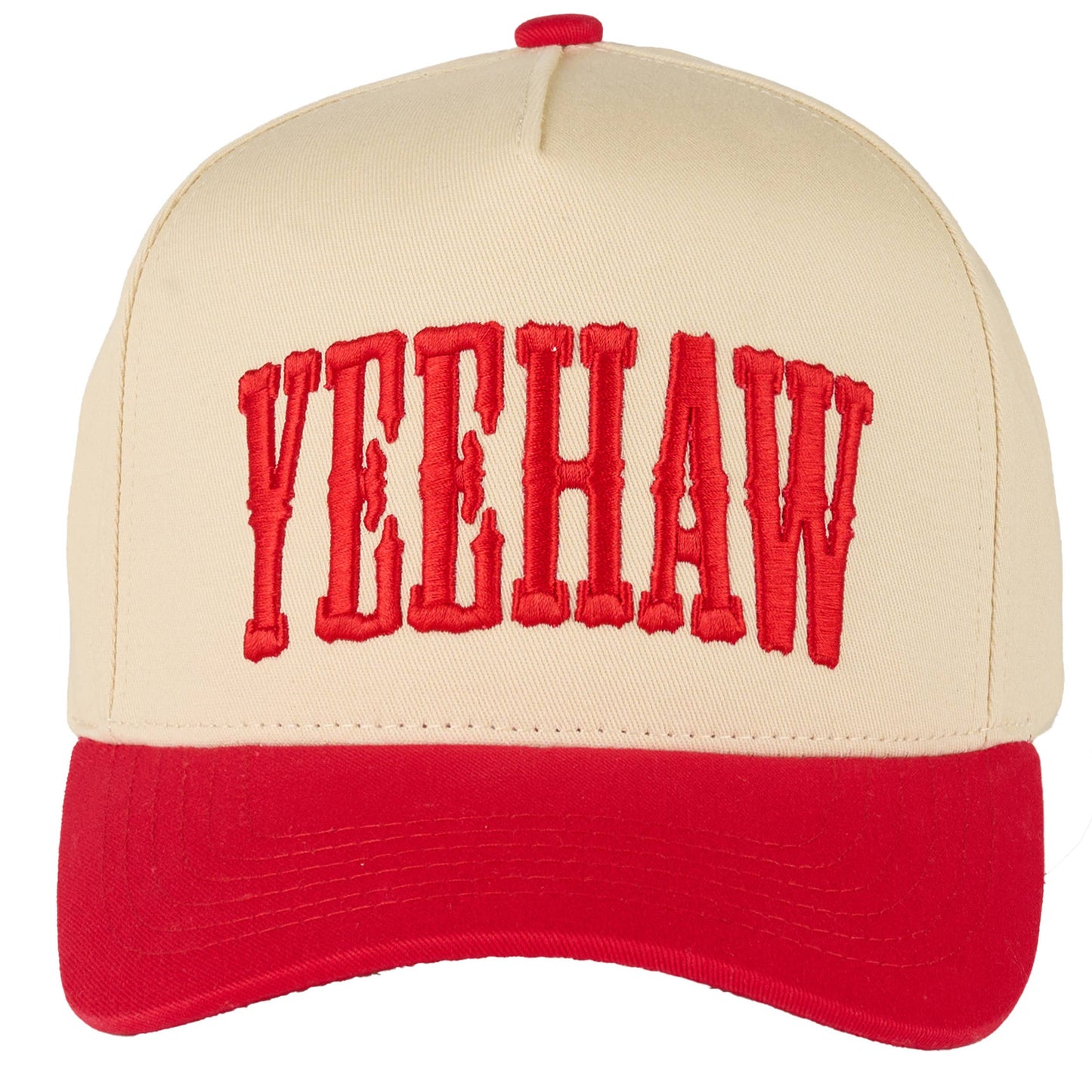 C.C YEEHAW Embroidery Two Tone Cotton Trucker Cap