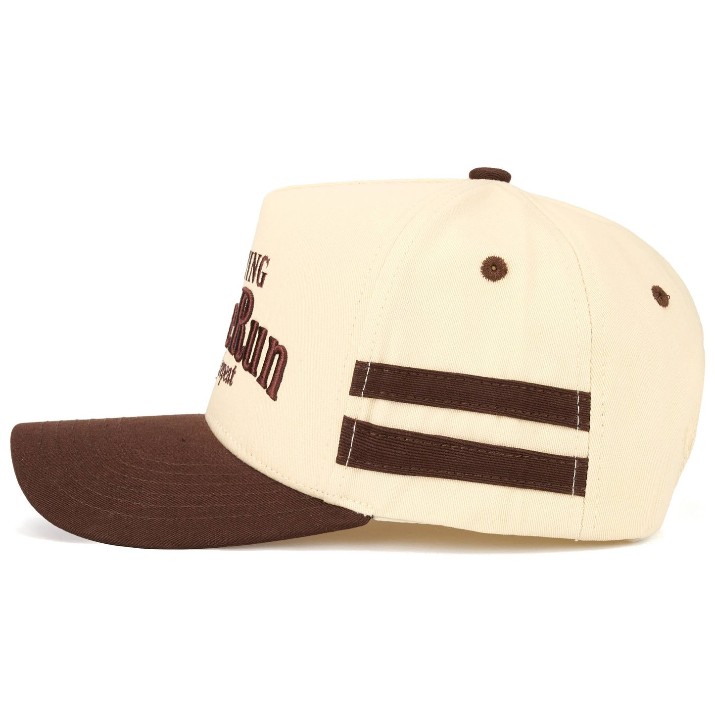 C.C MORNING COFFEE RUN Letter Two Tone Trucker Hat