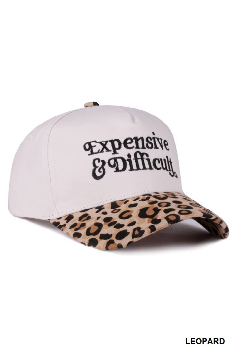 Expensive & Difficult - Two Tone Canvas Cotton Cap