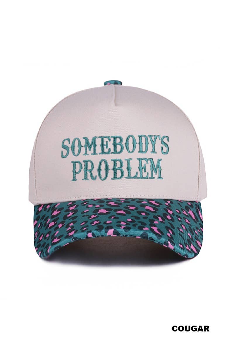Somebody’s Problem Two Tone Canvas Cotton Cap