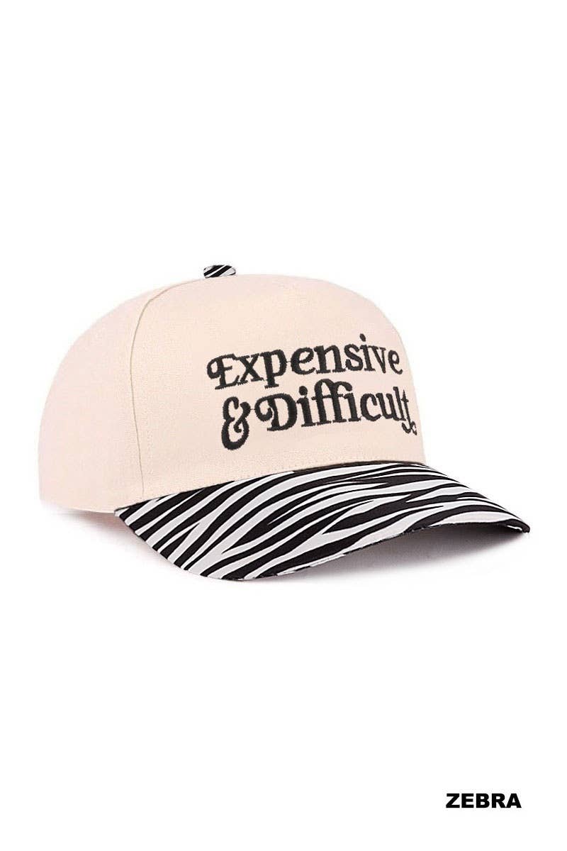 Expensive & Difficult - Two Tone Canvas Cotton Cap