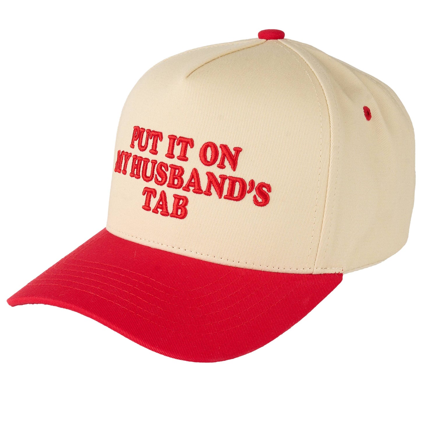 C.C PUT IT ON MY HUSBAND'S TAB Letter Trucker Hat