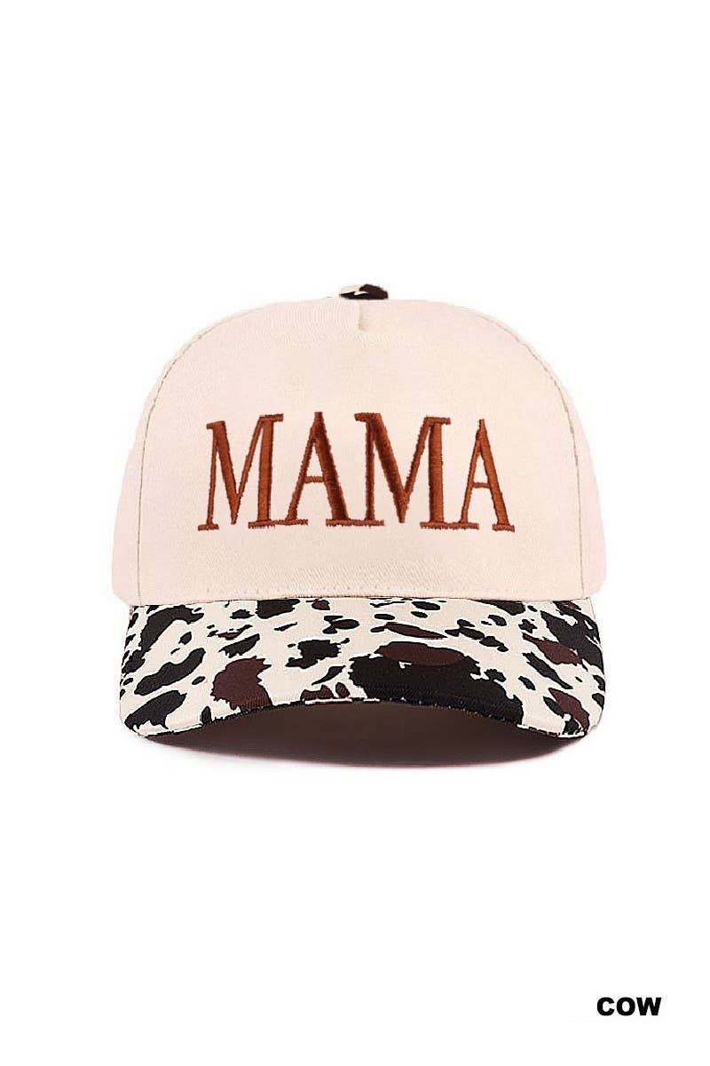 MAMA - Two Tone Canvas Baseball Cap