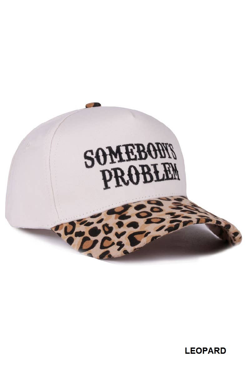 Somebody’s Problem Two Tone Canvas Cotton Cap