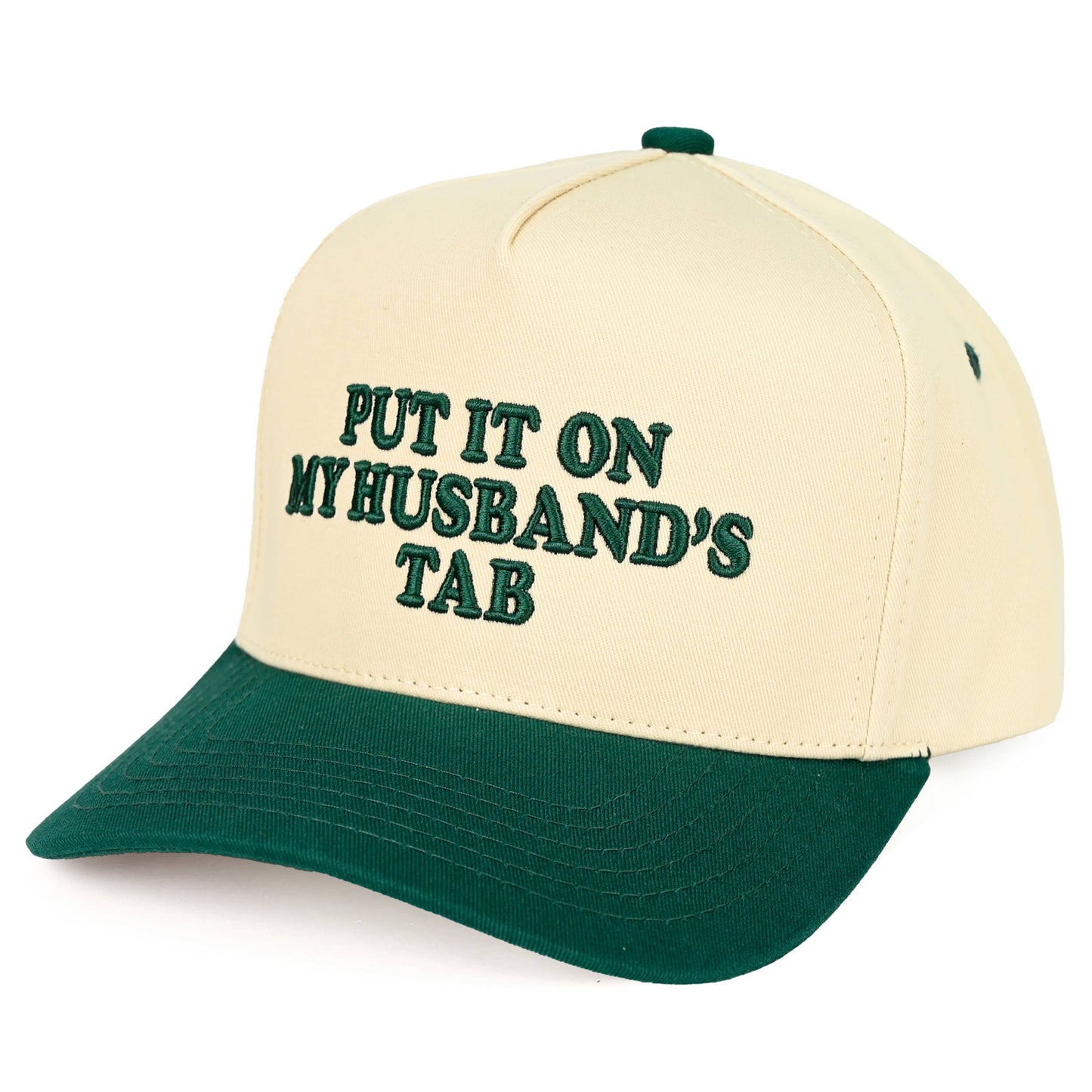 C.C PUT IT ON MY HUSBAND'S TAB Letter Trucker Hat